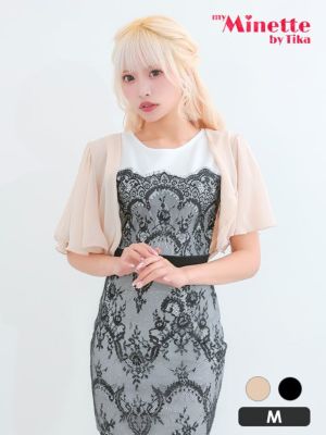 薄手シフォンショートスリーブボレロ (Mサイ...