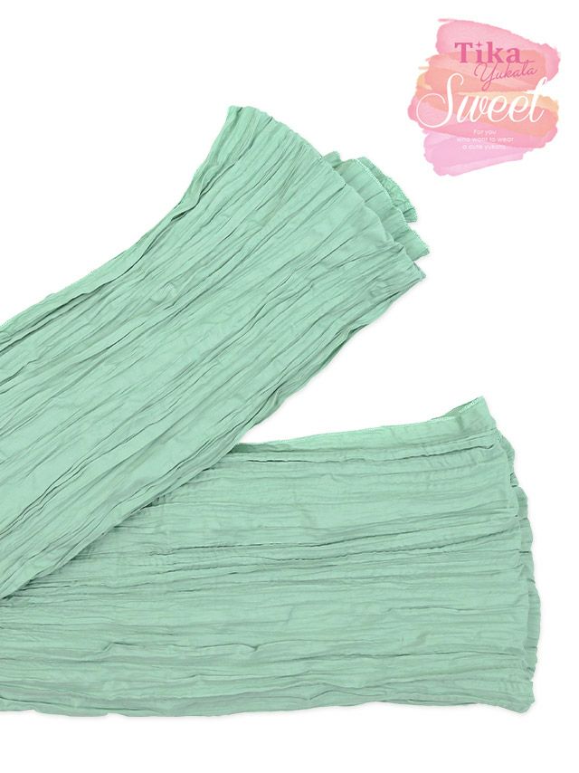 浴衣 レディース セット 帯 下駄 兵児帯 和装 可愛い レトロ Tika ティカ ベージュ地×ニュアンスリーフ ゆかた3点セット