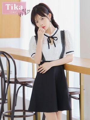 [SALE] [韓国ドレス] サロペ風モノト...