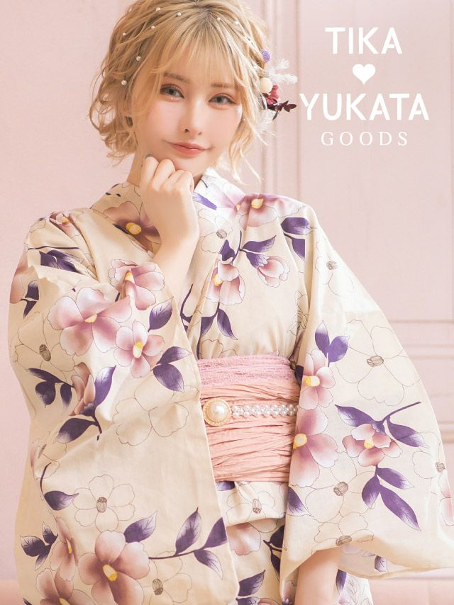 浴衣 帯締め 飾り紐 飾り帯 単品 帯飾り 和装 和装小物 グッズ Tika ティカ ゴールドビジューフレームパール飾り帯紐