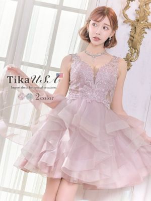 [LA直輸入] エアリー刺繍レース×ビジュー...