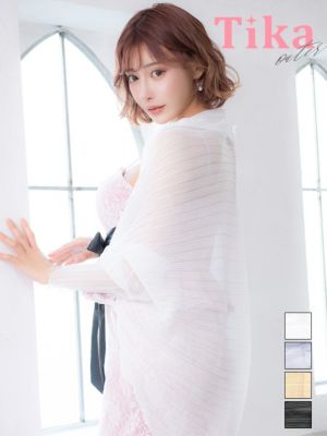 シフォンフリルロング丈ボレロ (明日花キララ...