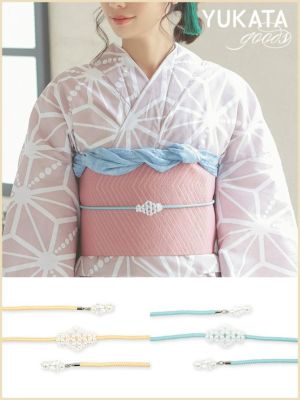 [SALE] [浴衣小物] ホワイトパール付...