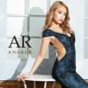 Angel-R エンジェルアール 高級バストレースアップくびれヌーディーチュールパールフラワーパターンマーメイドロングドレス