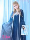 コスプレ　ハロウィン 仮装 中国 民族衣装 漢服 可愛い キラキララメシフォンプリンセスチャイナドレス ハロウィンコスプレ3点セット