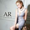 Angel-R エンジェルアール 高級花柄刺繍レース×ビジューデザインロングドレス