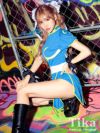 コスプレ セクシー 衣装 仮装 コスチューム お化けの日 キャラ チュンリー ハロウィンコスプレ4点set ストリートファイター春麗キャラクター