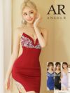 Angel-R エンジェルアール 高級フラワービジューデザインキャミソールタイトミニドレス