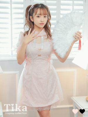 [コスプレ] 甘ロリ風ミニ丈ガーリー体型カバ...