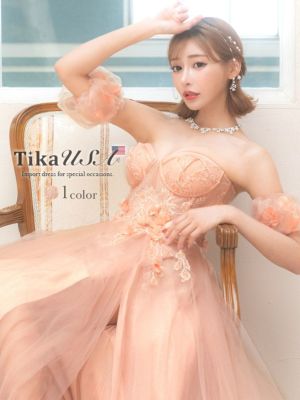 Aラインロングドレス | キャバドレス通販 TIKA(ティカ)【公式】