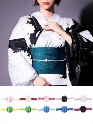 [浴衣小物] とんぼ玉クリスタルビジュー付き...