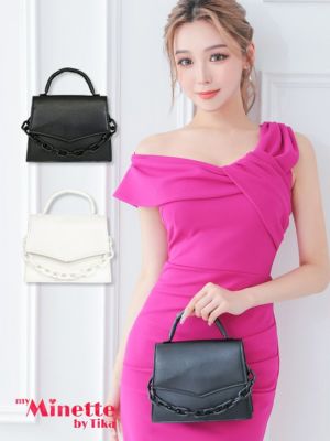 [SALE] ワンカラーチェーン付き2Way...