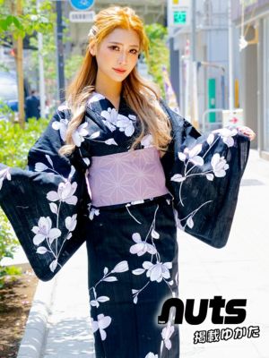 [SALE] [浴衣 選べる帯] 妖艶 ブラ...