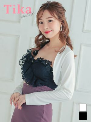 ワンカラーショート丈ボレロ (久保七瀬/羽織...