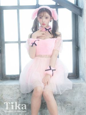 [コスプレ] ラブリーピンクふわふわ体型カバ...