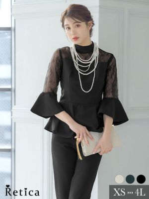 [SALE] レースペプラムトップスクロップ...