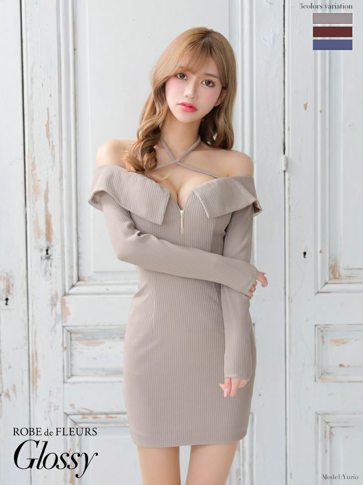 ROBEdeFLEURSGlossy/ローブドフルールグロッシー] 高級クロスジップ  