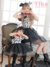 コスプレ ハロウィン 親子 子供 女の子 チャイナ 衣装 仮装 もこもこガーリーダルメシアン犬アニマル