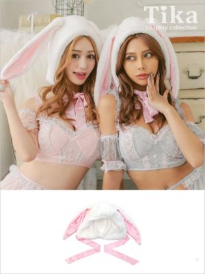 [コスプレ] 小物 もこもこ垂れ耳うさたん帽子