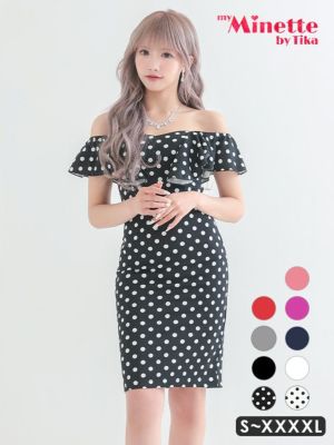 [SALE] フリル袖 ワンカラー ストレッ...