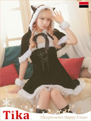 サンタコス 4点set まやりん着用猫耳ケー...