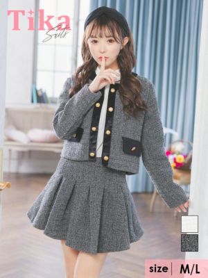 [SALE] ベロアパイピングゴールドボタン...