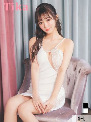 ワンショルダー ビジューコード 谷間魅せ ヌ...