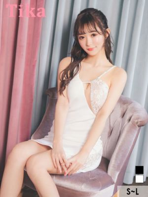 ワンショルダー ビジューコード 谷間魅せ ヌ...