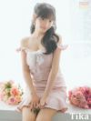 キャバドレス ミニ丈 大きいサイズ セパレート トップス スカート セットアップ フレア フリル ツイード ワンピース キャバクラ