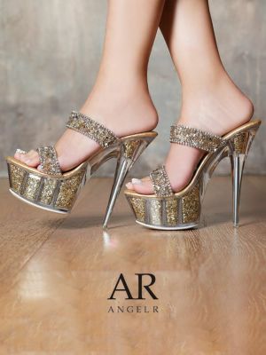 Angel-R/エンジェルアール] 高級パンプスオープントゥサンダル
