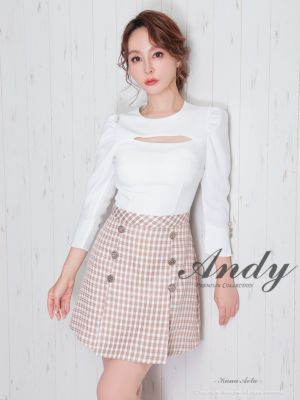 [Andy/アンディ] 高級袖ありチェック柄...