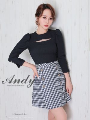 [Andy/アンディ] 高級袖ありチェック柄...
