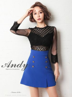 [Andy/アンディ] 高級袖ありバイカラー...