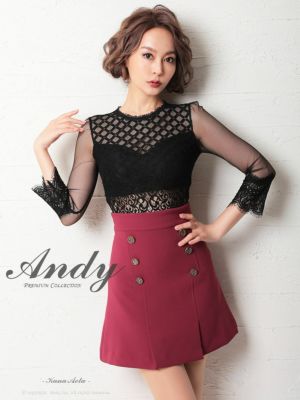 [Andy/アンディ] 高級袖ありバイカラー...