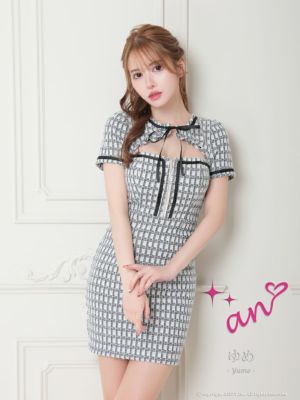 [an/アン] 高級チェック柄 フロントジッ...