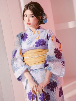 【✨破格✨】浴衣・帯締め・その他小物のまとめ売り 麻混スラブ浴衣反物 知多木綿 未仕立て 黒の抜染雪花絞り : せみ