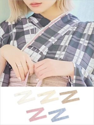 [SALE] [浴衣小物] ホワイトパール付...