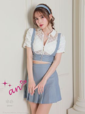 [an/アン] 高級 レース襟付き セットア...