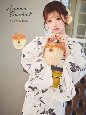 [SALE] [浴衣小物] どんぐりミニかごバッグ