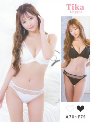 [勝負下着] チュールレイヤードフラワーレー...