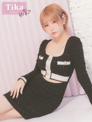 [SALE] [韓国ドレス] 長袖 袖ありパ...