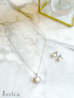 パールシルバービジューアクセサリー2点セット...
