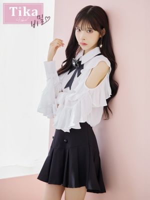 [SALE] [韓国ドレス] ネックリボンタ...