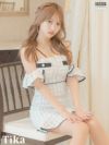 キャバドレス ミディアム丈 大きいサイズ ツイード ワンピース 膝丈 チェック