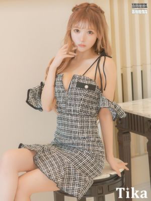 肩あき バストジップコード キャミソール リ...
