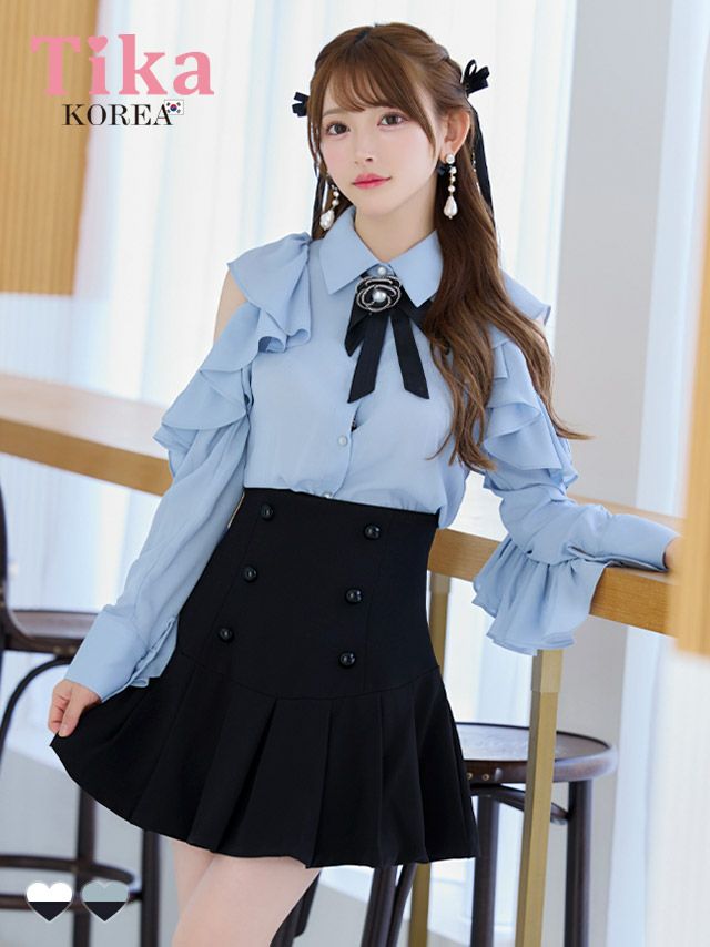 キャバドレス 韓国 ミニドレス セットアップ ミニ丈 ワンピース セパレート