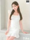 キャバドレス ミニ丈 大きいサイズ タイト ミニドレス キャバクラ ワンピース ノースリーブ