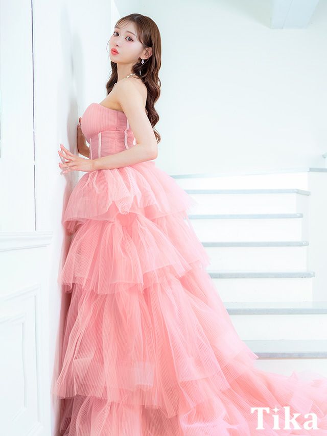 プリンセスドレス♡明日花キララピンクプリンセスロングドレスMサイズ  