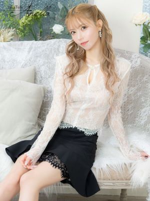 [Anella/アネラ] レース 長袖 袖あ...