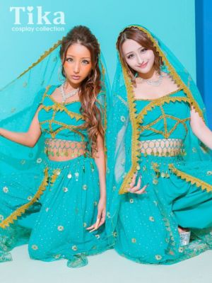 [コスプレ] アラビアンデザインへそ出しロン...